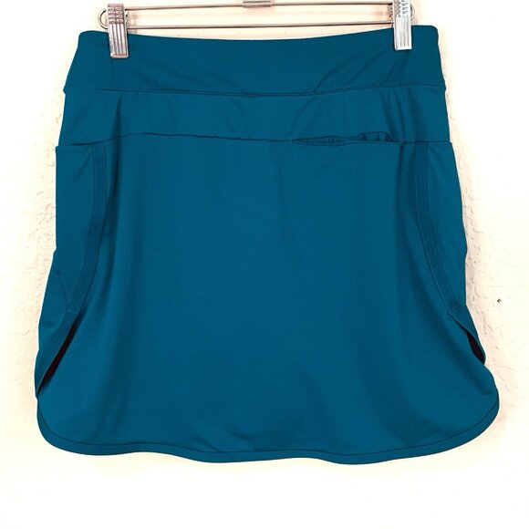 Nike Dri-Fit Flex Knit Golf Skort Womens Small Stretch Blue Gusset Moisture wick - Picture 3 of 11
